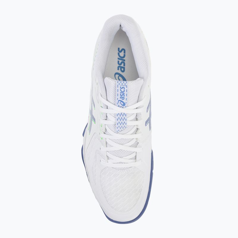 Pánska squashová obuv ASICS Blade FF white/denim blue 6