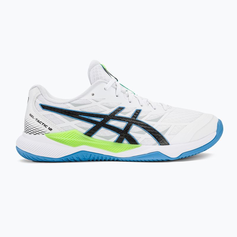 Pánska hádzanárska obuv ASICS Gel-Tactic 12 white/lime burst 2