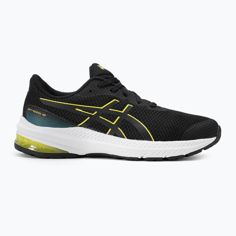 Detská bežecká obuv ASICS GT-1000 12 GS black/bright yellow 2