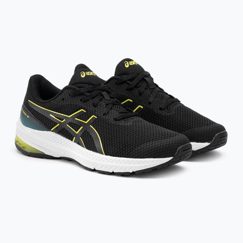 Detská bežecká obuv ASICS GT-1000 12 GS black/bright yellow 4