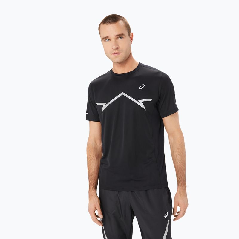 Pánske bežecké tričko ASICS Lite-Show performance black