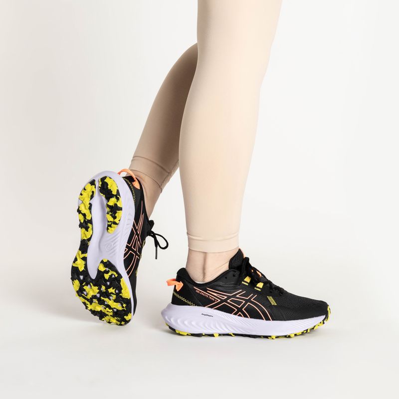 Dámska bežecká obuv ASICS Gel-Excite Trail 2 black/sun coral 2