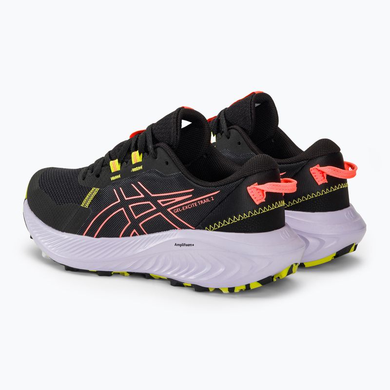 Dámska bežecká obuv ASICS Gel-Excite Trail 2 black/sun coral 4