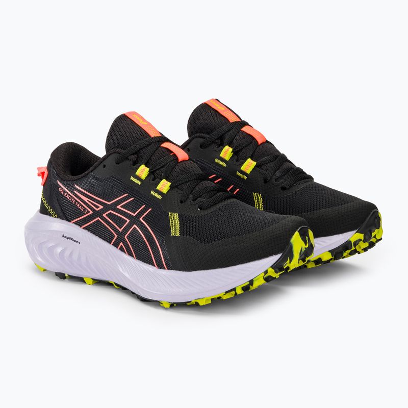 Dámska bežecká obuv ASICS Gel-Excite Trail 2 black/sun coral 5