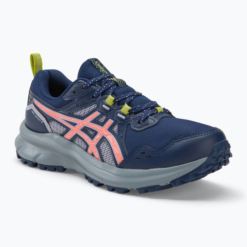 Dámska bežecká obuv ASICS Trail Scout 3 blue expanse/sun coral