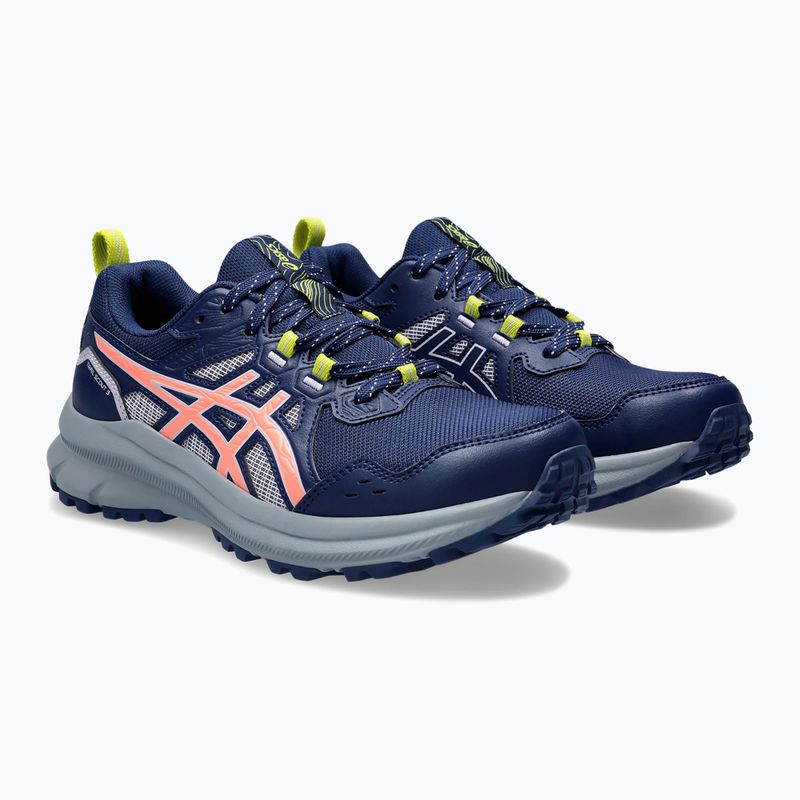 Dámska bežecká obuv ASICS Trail Scout 3 blue expanse/sun coral 10