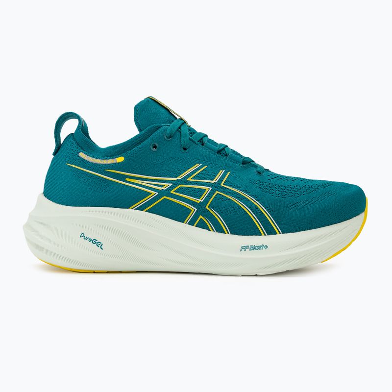 ASICS Gel-Nimbus 26 evening teal/light mustard pánska bežecká obuv 3