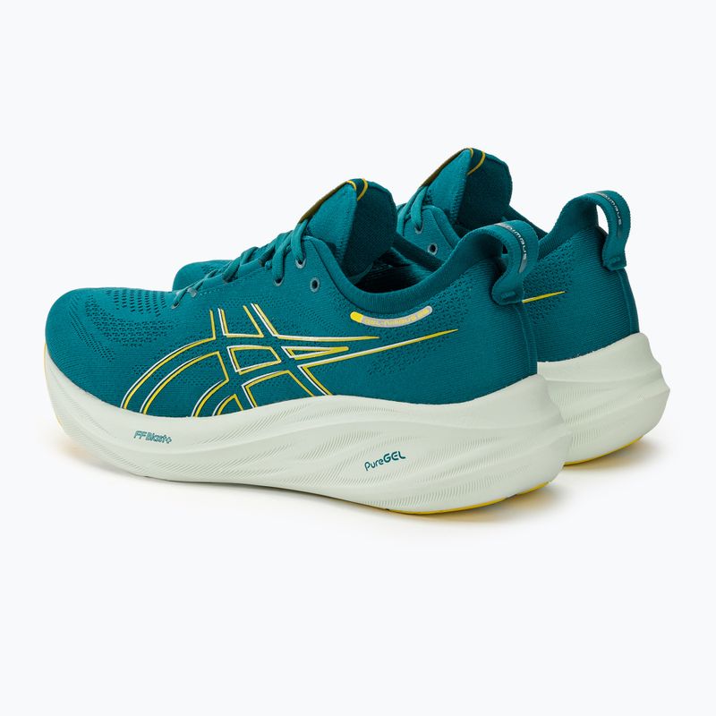 ASICS Gel-Nimbus 26 evening teal/light mustard pánska bežecká obuv 4