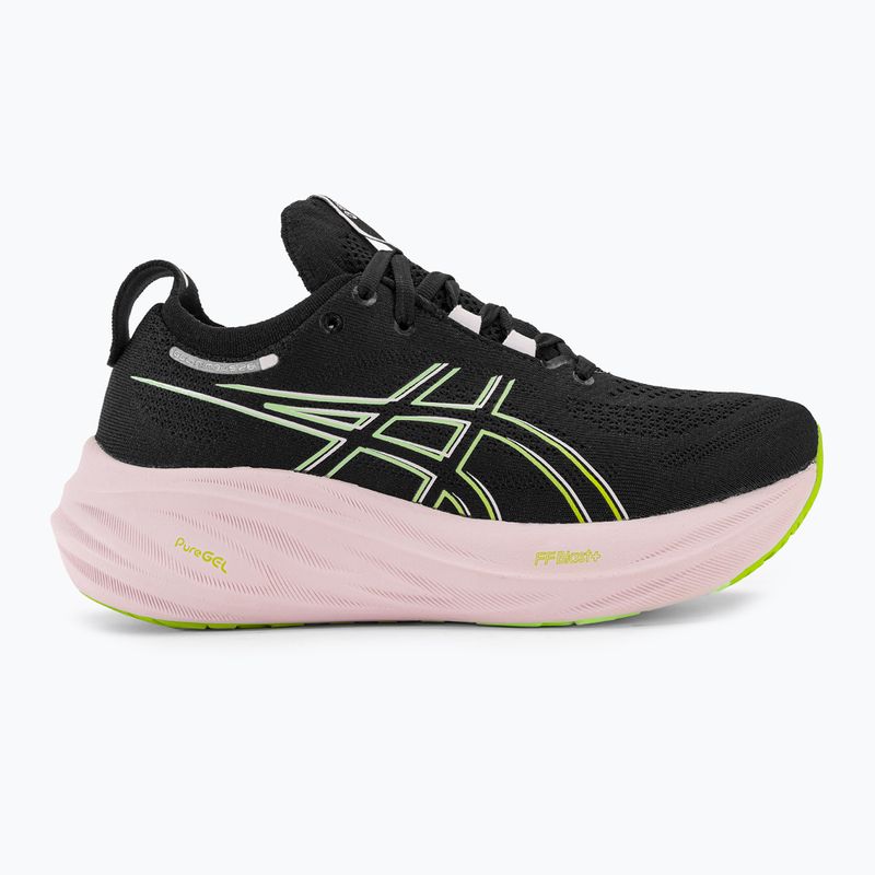 ASICS Gel-Nimbus 26 dámska bežecká obuv black/neon lime 3