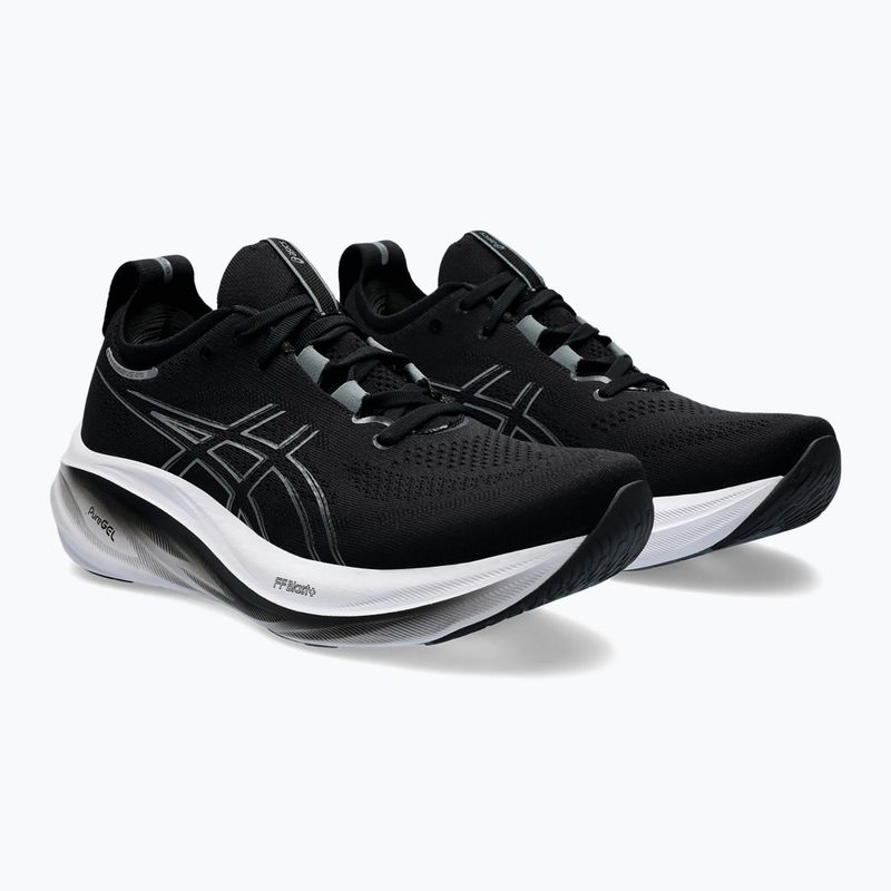 Pánska bežecká obuv ASICS Gel-Nimbus 26 Wide black/graphite grey 8