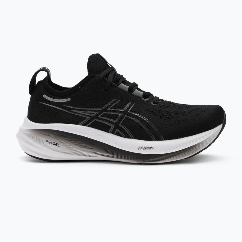 Pánska bežecká obuv ASICS Gel-Nimbus 26 Wide black/graphite grey 2