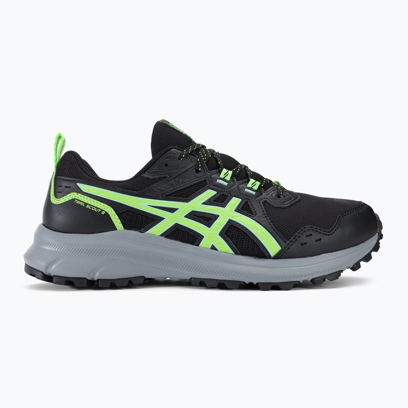 Pánska bežecká obuv ASICS Trail Scout 3 black/illuminate green 3