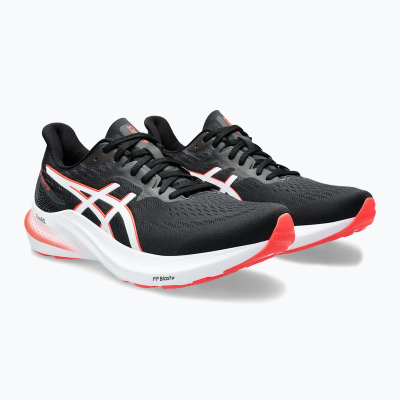 Pánska bežecká obuv ASICS GT-2000 12 black/sunrise red 10