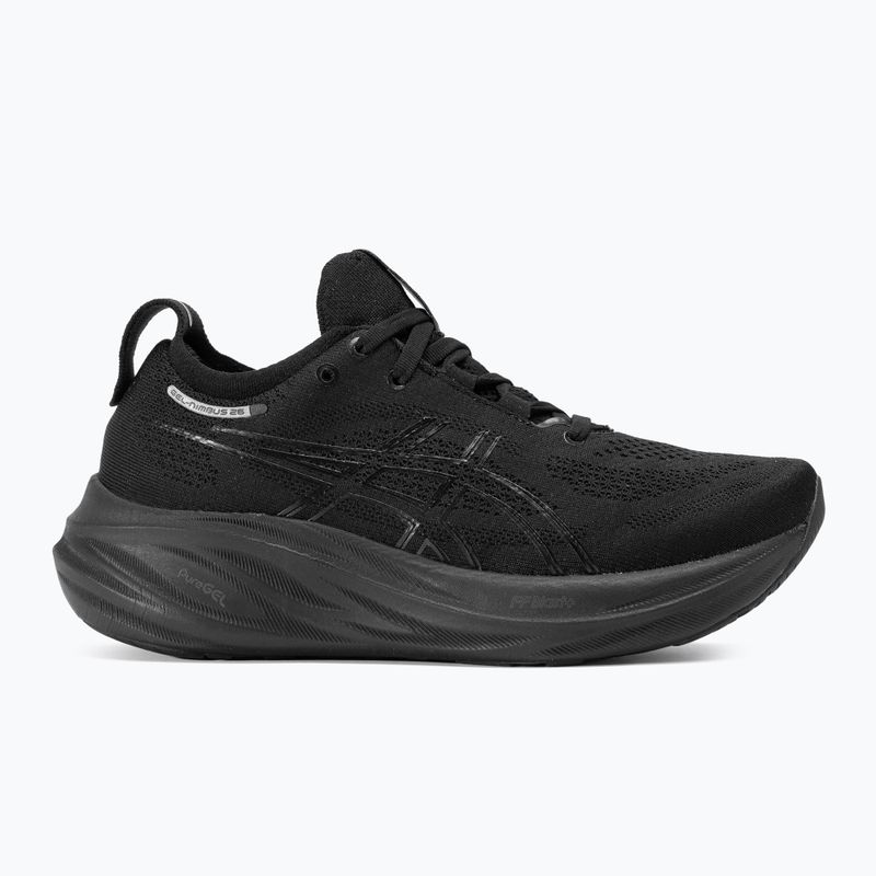 Dámska bežecká obuv ASICS Gel-Nimbus 26  black/black 2