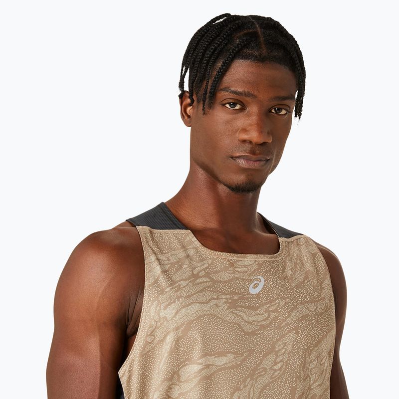 Pánske bežecké tielko ASICS Fujitrail Singlet pepper 4