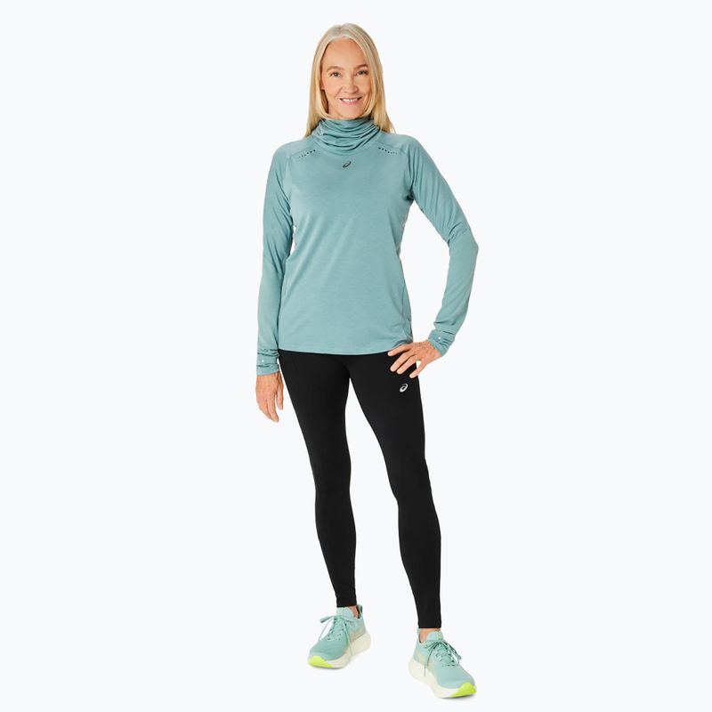 Dámska bežecká mikina ASICS Metarun Winter LS Hoodie celadon 2