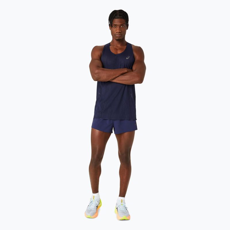 Pánske bežecké tielko ASICS Metarun Singlet midnight 2