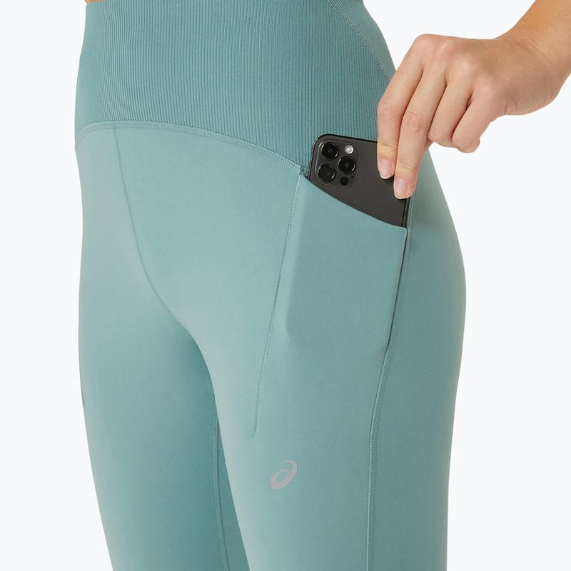 Dámske bežecké legíny ASICS Road Winter High Waist celadon 5