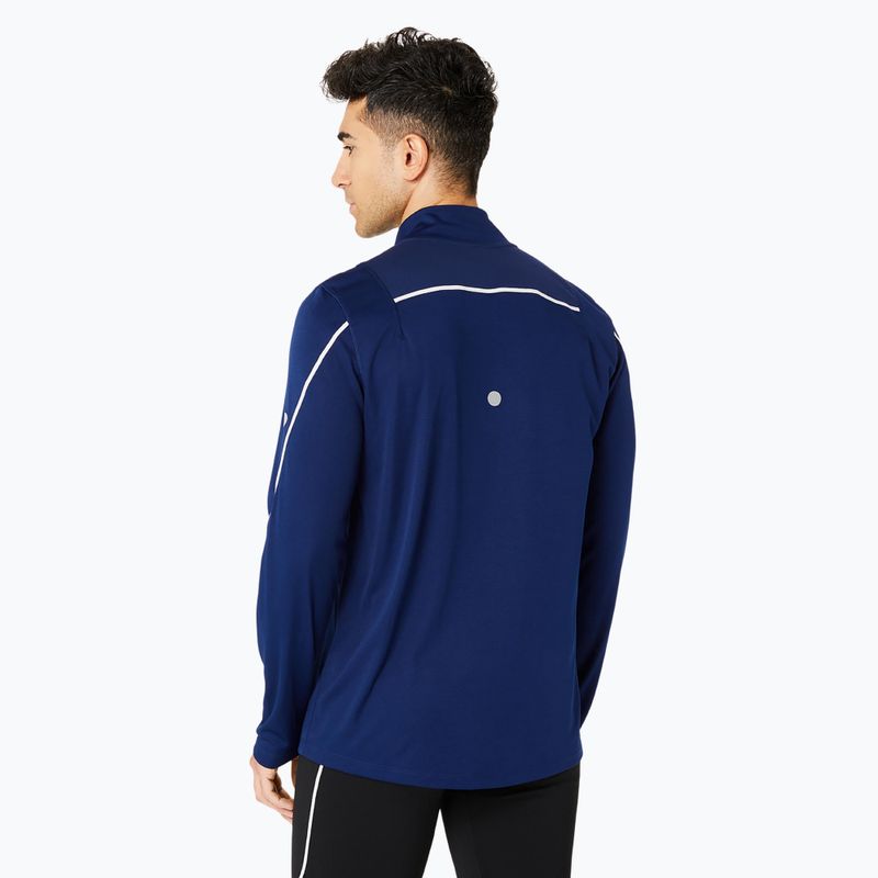 Pánske bežecké tričko ASICS Road Lite-Show 1/2 Zip blue 3