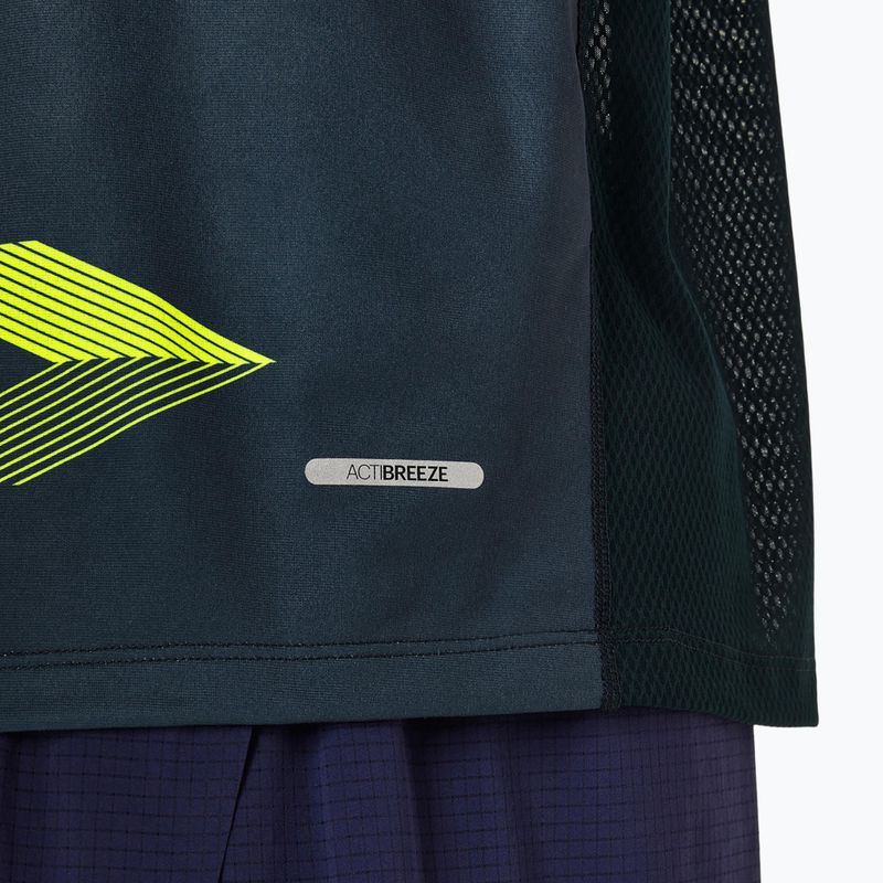 Pánske bežecké tielko ASICS Light Graphic Singlet francúzska modrá/bezpečne žltá 5
