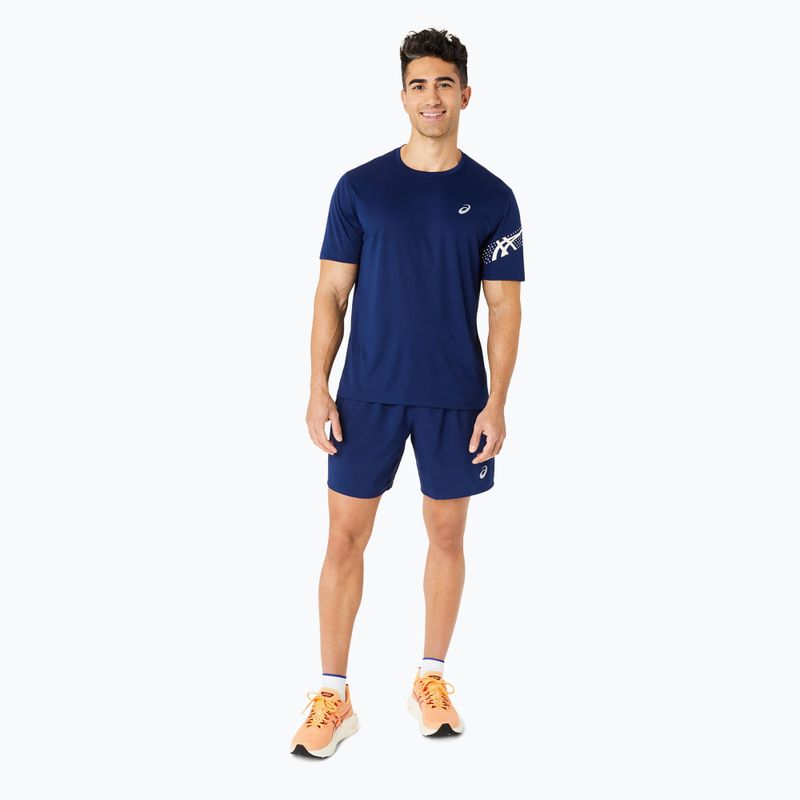 Pánske bežecké tričko ASICS Icon Top blue expanse/brich 2