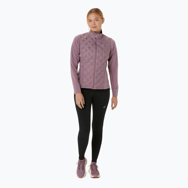 Dámska bežecká bunda ASICS Road Winter dusty mauve 2
