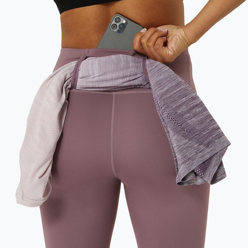 Dámske bežecké legíny ASICS High Waist Capri dusty mauve 7