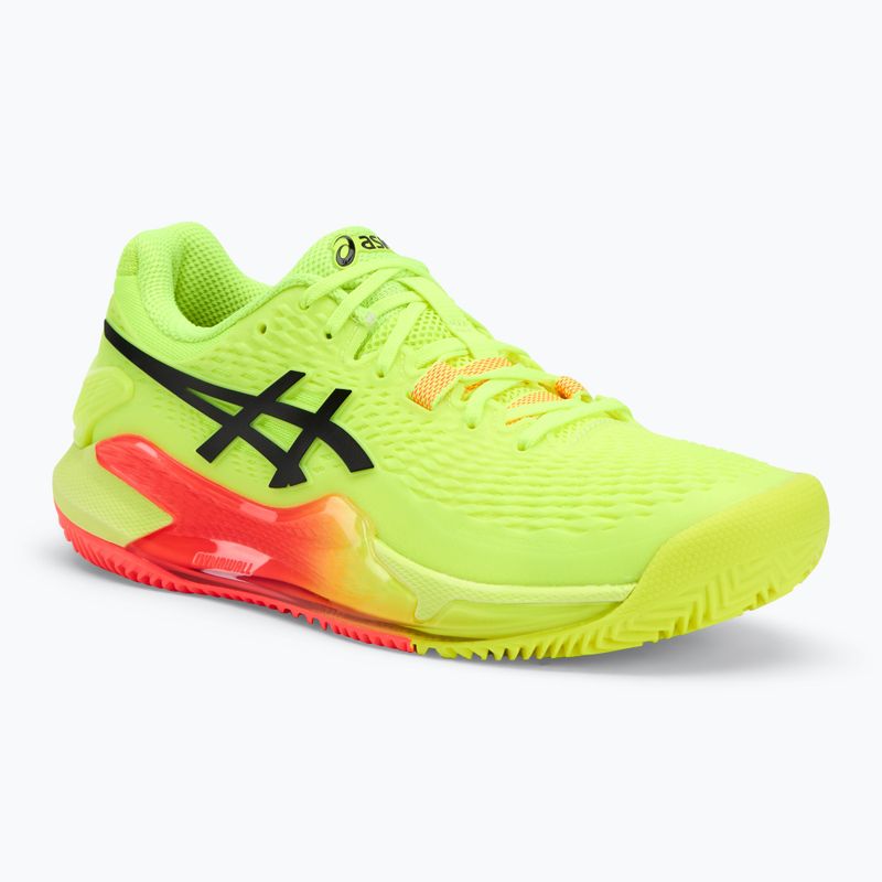 Dámska tenisová obuv ASICS Gel-Resolution 9 Clay Paris safety yellow/black