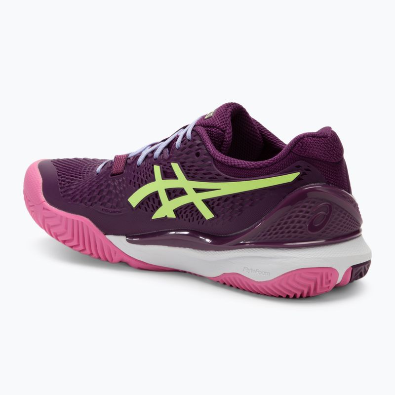 Dámska pádlová obuv ASICS Gel-Resolution 9 deep mauve/lime green 3