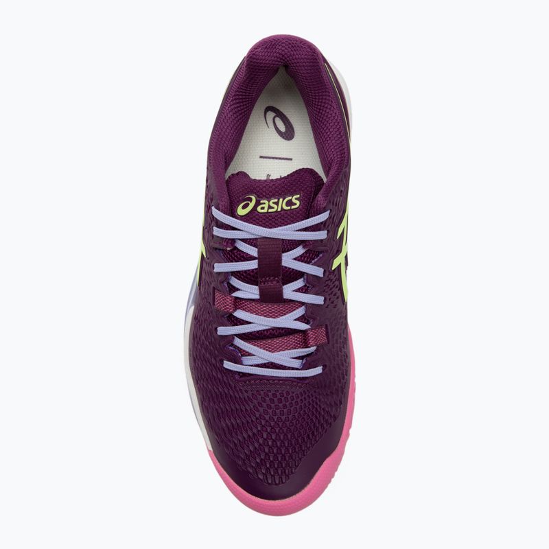 Dámska pádlová obuv ASICS Gel-Resolution 9 deep mauve/lime green 5