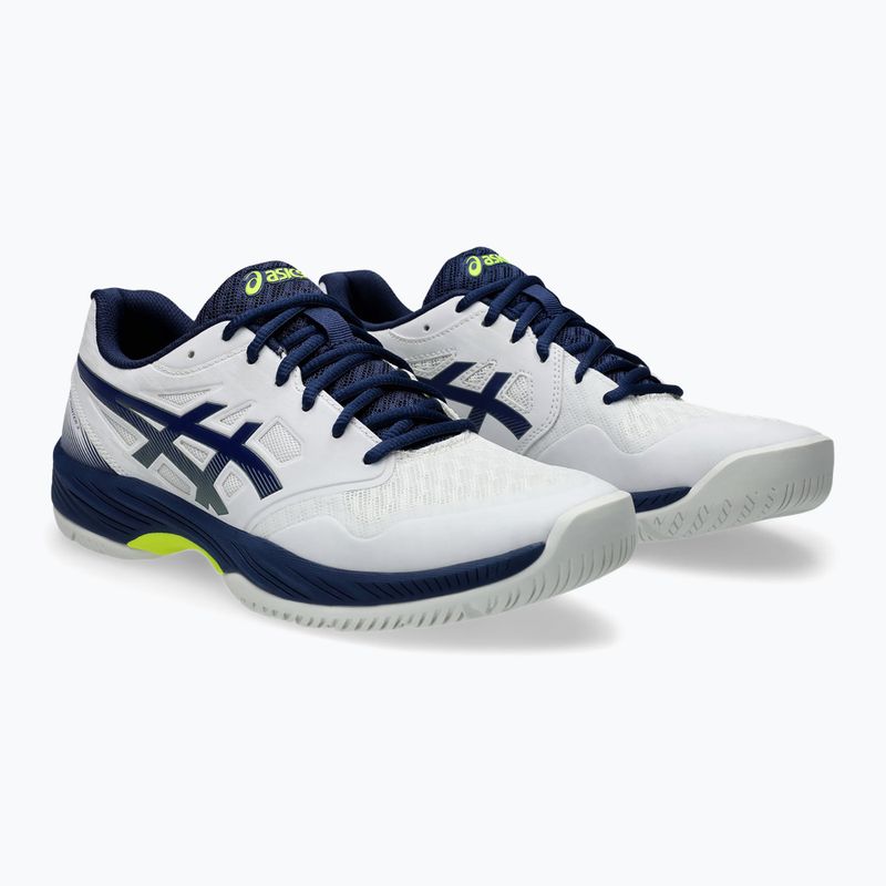 Pánska squashová obuv ASICS Gel-Court Hunter 3 white/blue expanse 10