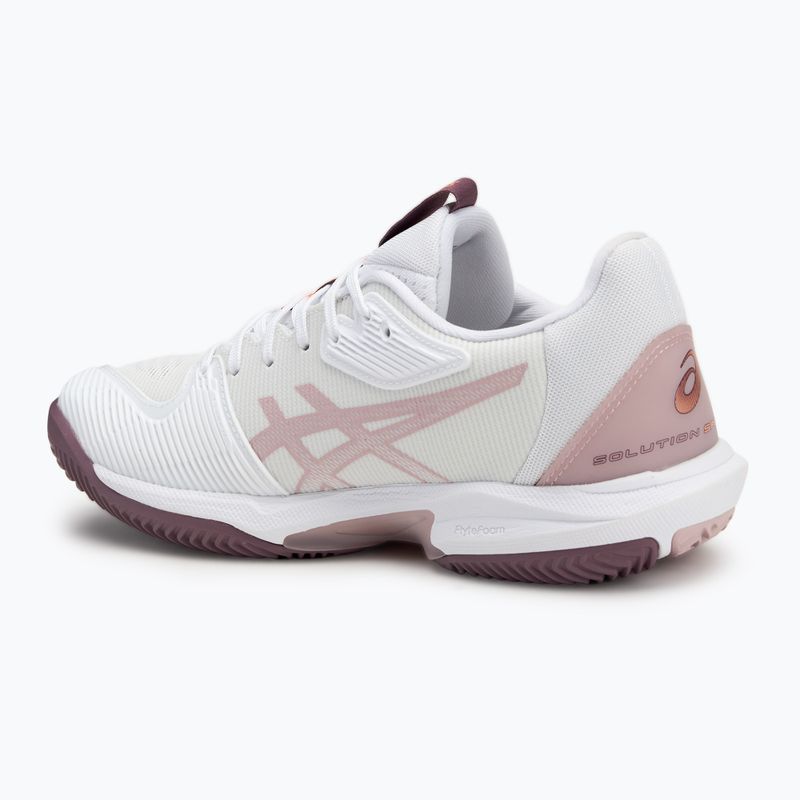 Dámska tenisová obuv ASICS Solution Speed FF 3 Clay white/dusty mauve 3