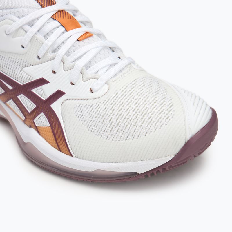 Dámska tenisová obuv ASICS Solution Speed FF 3 Clay white/dusty mauve 7