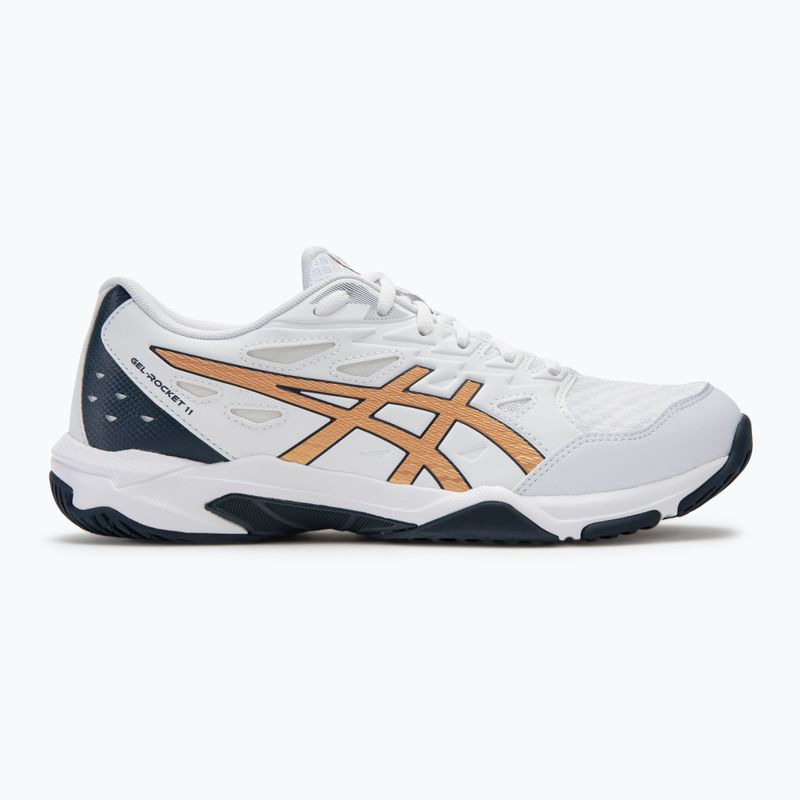 Pánska obuv ASICS Gel-Rocket 11 white/pure gold 2