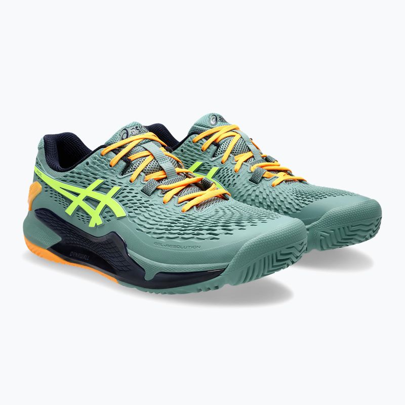 Pánska pádlová obuv ASICS Gel-Resolution 9 celadon/safety yellow 10