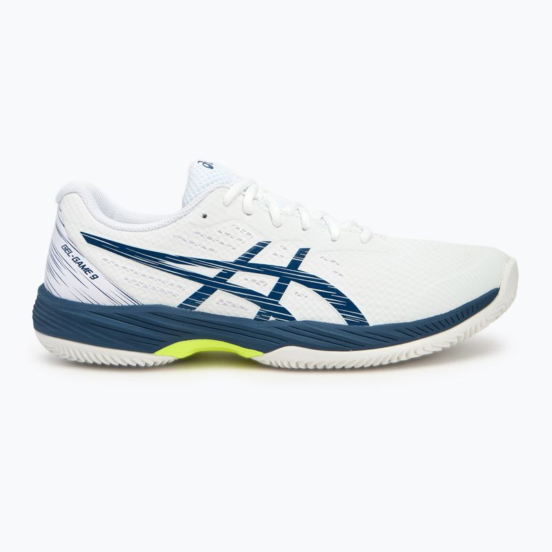 Pánska tenisová obuv ASICS Gel-Game 9 Clay/OC white/mako blue 2