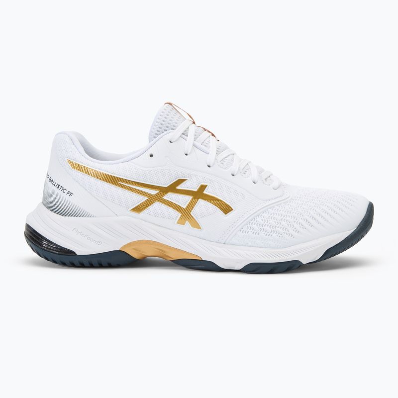 Pánska obuv ASICS Netburner Ballistic FF 3 white/pure gold 2