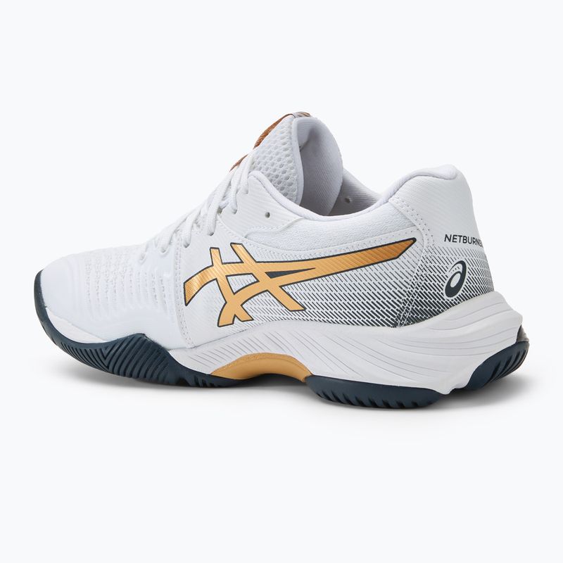 Pánska obuv ASICS Netburner Ballistic FF 3 white/pure gold 3