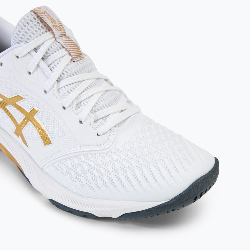 Pánska obuv ASICS Netburner Ballistic FF 3 white/pure gold 7