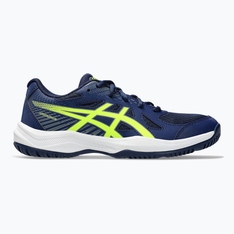 Detská obuv ASICS Upcourt 6 GS blue expanse/safety yellow 8