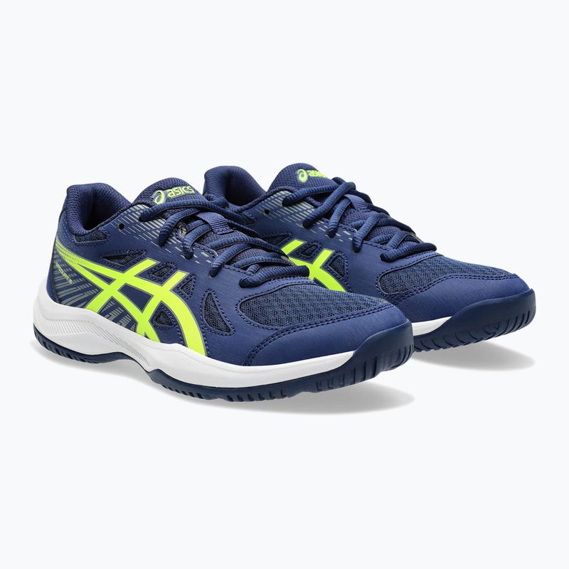 Detská obuv ASICS Upcourt 6 GS blue expanse/safety yellow 10