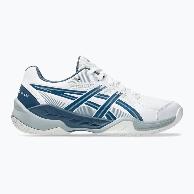 Detská hádzanárska obuv ASICS Gel-Powerbreak GS white/vintage indigo 8