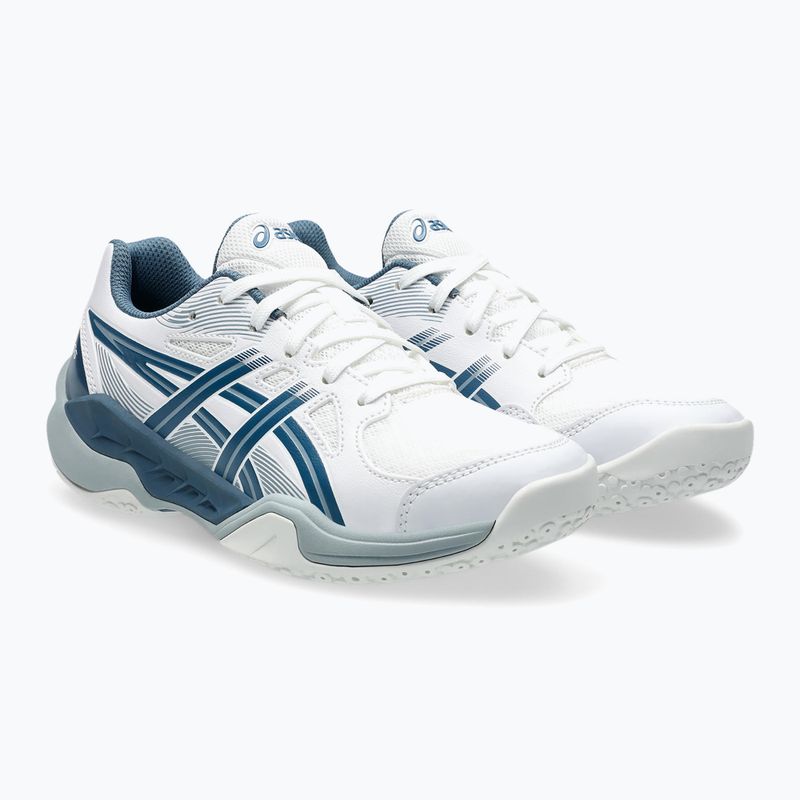 Detská hádzanárska obuv ASICS Gel-Powerbreak GS white/vintage indigo 10