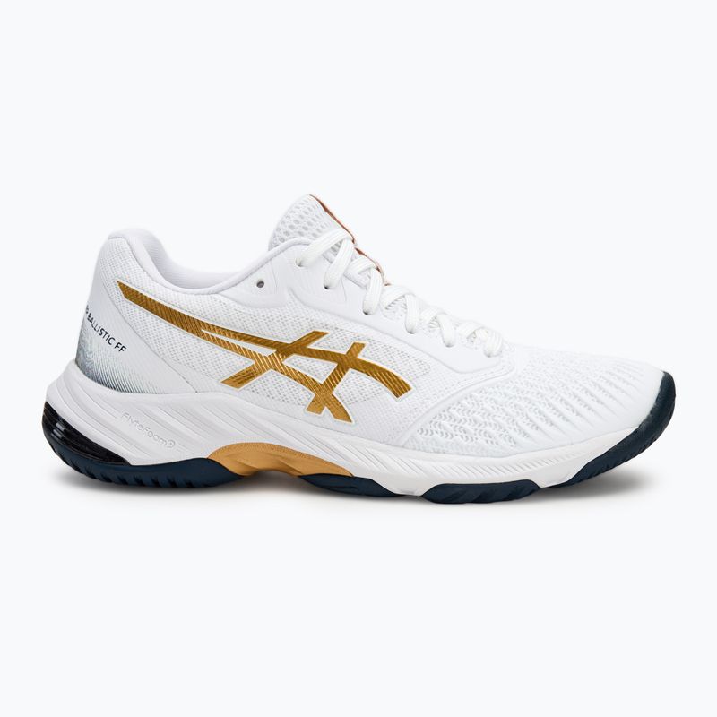 Dámska obuv ASICS Netburner Ballistic FF 3 white/pure gold 2