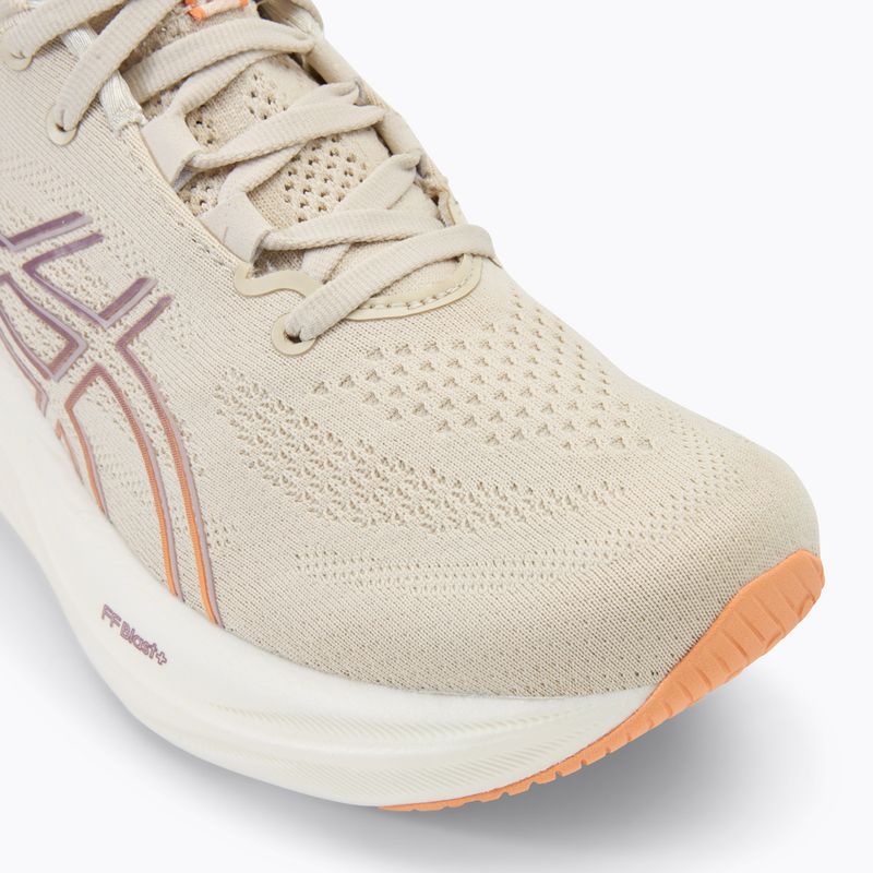 Dámska bežecká obuv ASICS Gel-Nimbus 26 oatmeal/faded orange 7