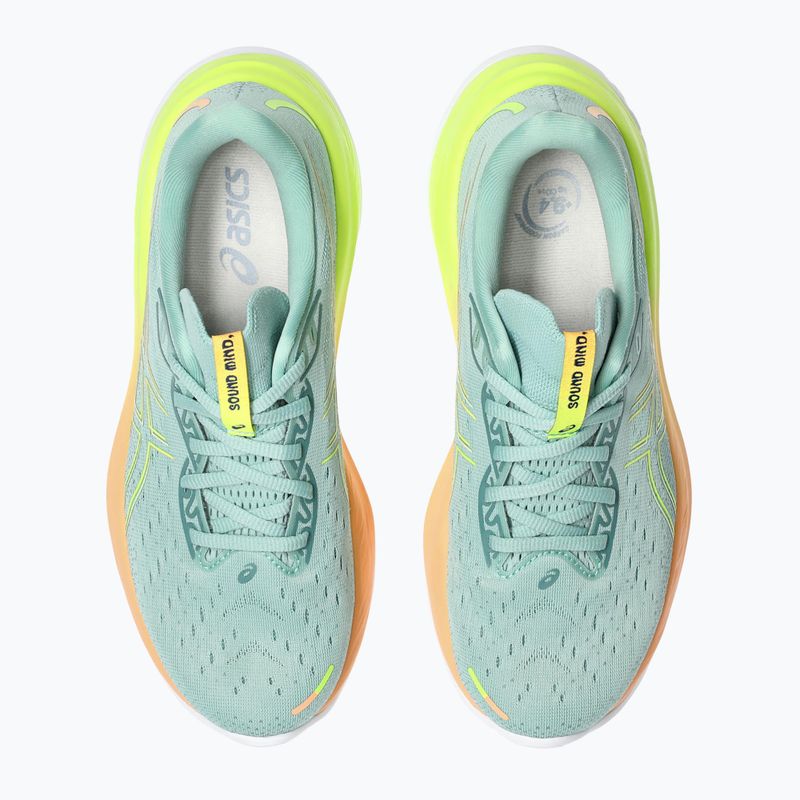 Dámska bežecká obuv ASICS Gel-Cumulus 26 Paris light celadon/safety yellow 8
