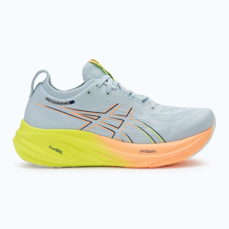 ASICS Gel-Nimbus 26 Paris dámska bežecká obuv cool grey/safety yellow 2