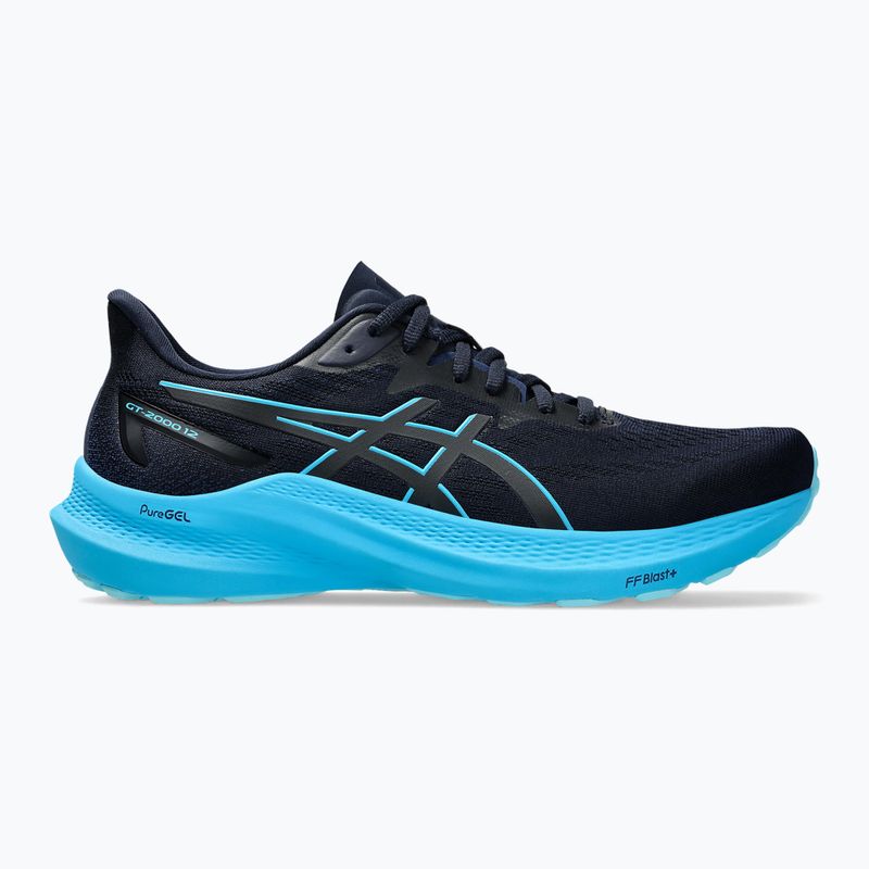 Pánska bežecká obuv ASICS GT-2000 12 midnight/digital aqua 8