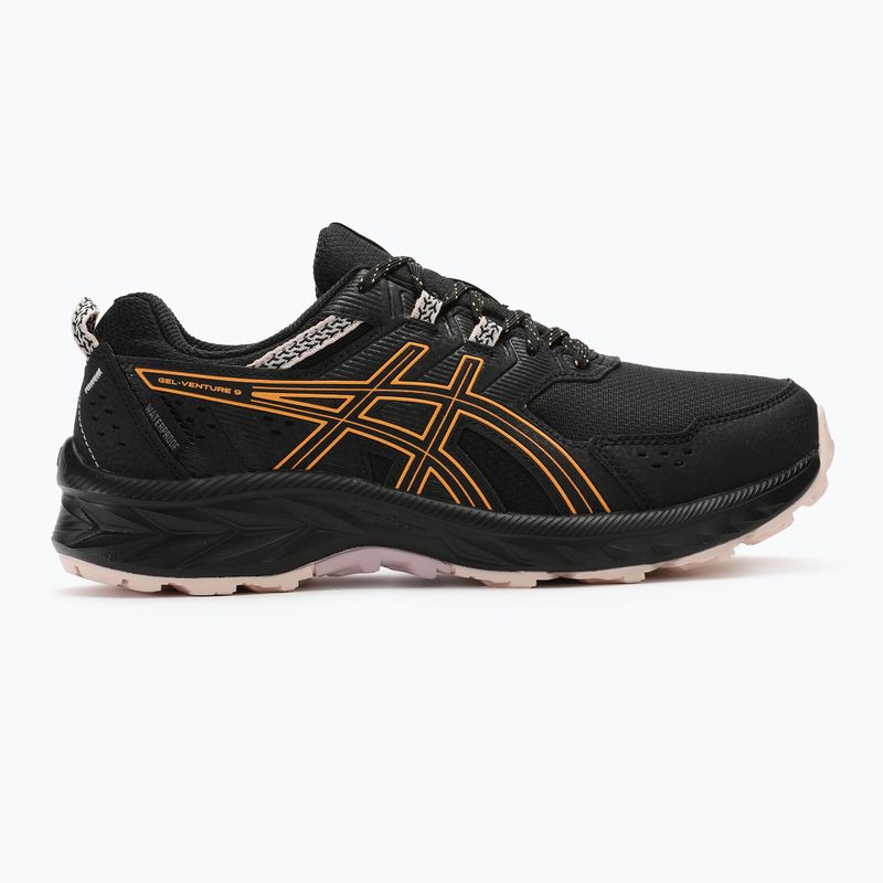 Dámska bežecká obuv ASICS Gel-Venture 9 Waterproof black/stadium orange 2