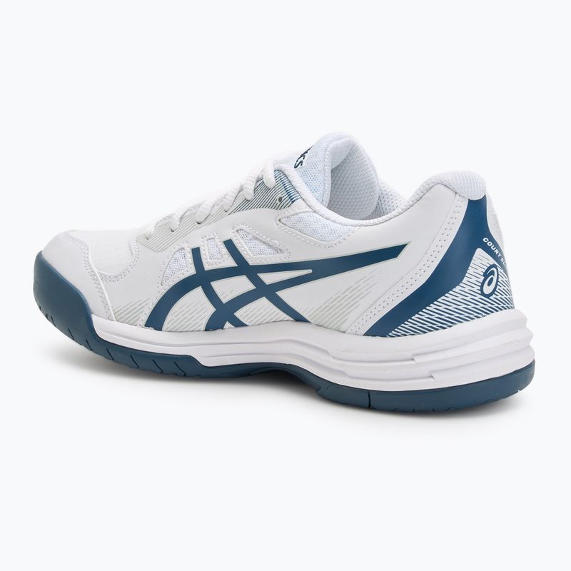 Pánska tenisová obuv ASICS Court Slide 3 white/mako blue 3